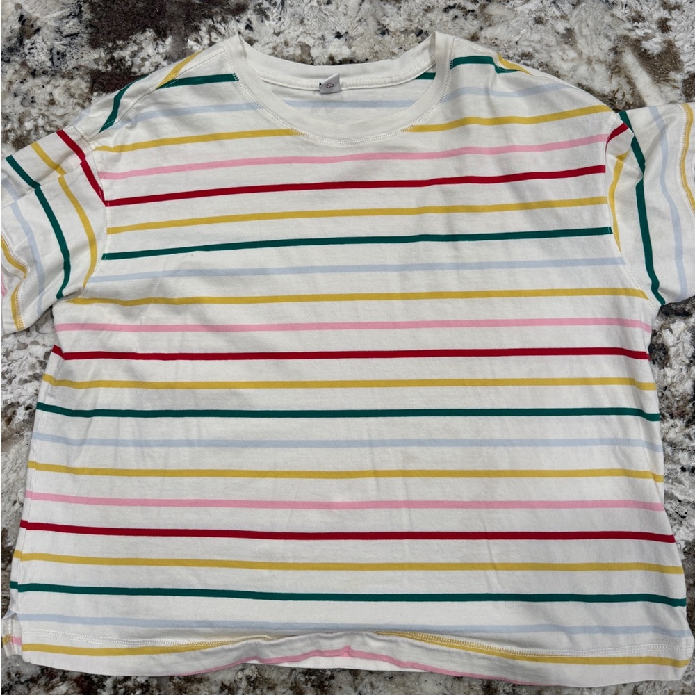 Old Navy Multicolor Striped Tee XL
